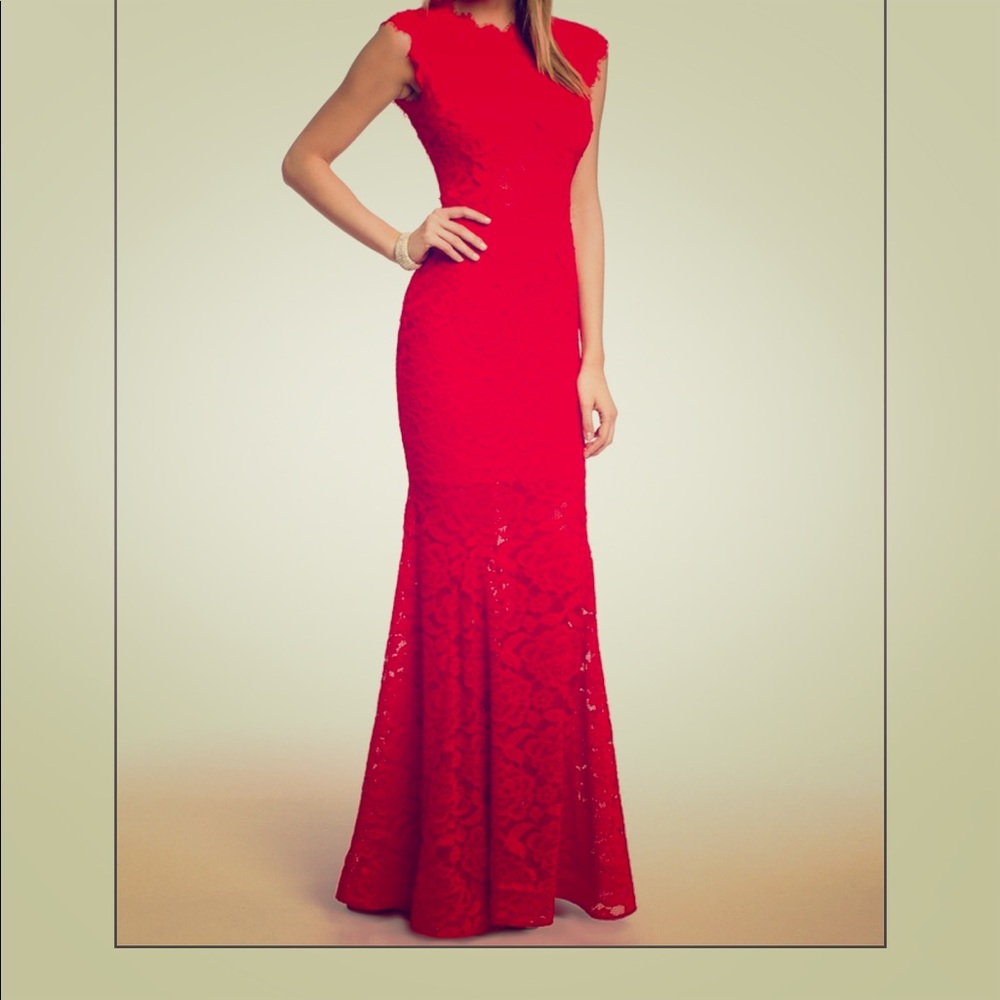 NWOT Red Camille La Vie dress